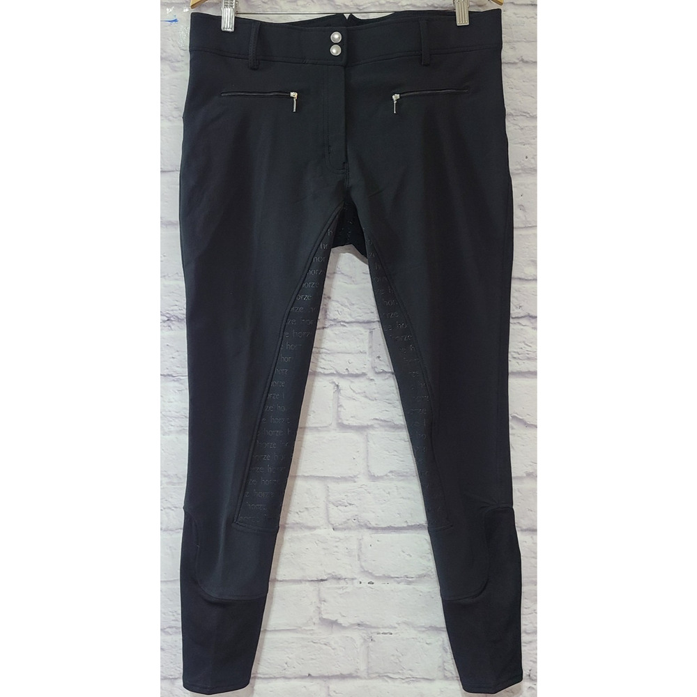 Women's Black Performance Riding Breeches NWT